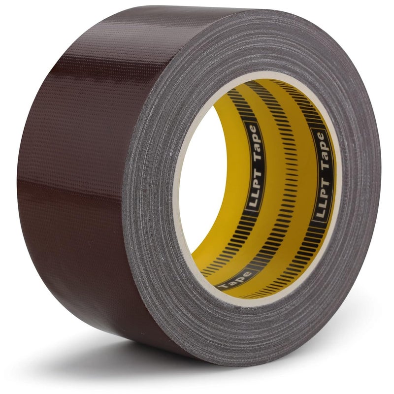 LLPT Duct Tape Dark Brown Premium Grade 2.36 Inches x 108 Feet Heavy Duty Easy Tear Strong Adhesive for Moving Packing Color Coding Art Craft DIY Projects Repair (DT254) - Image 1
